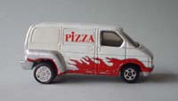 pizza van with flames